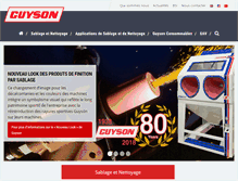 Tablet Screenshot of guyson.fr